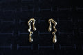 Gold Melt Stud Earrings