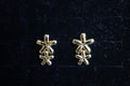 Double Daisy Stud Earrings