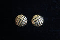 Quilted Dome Stud Earrings