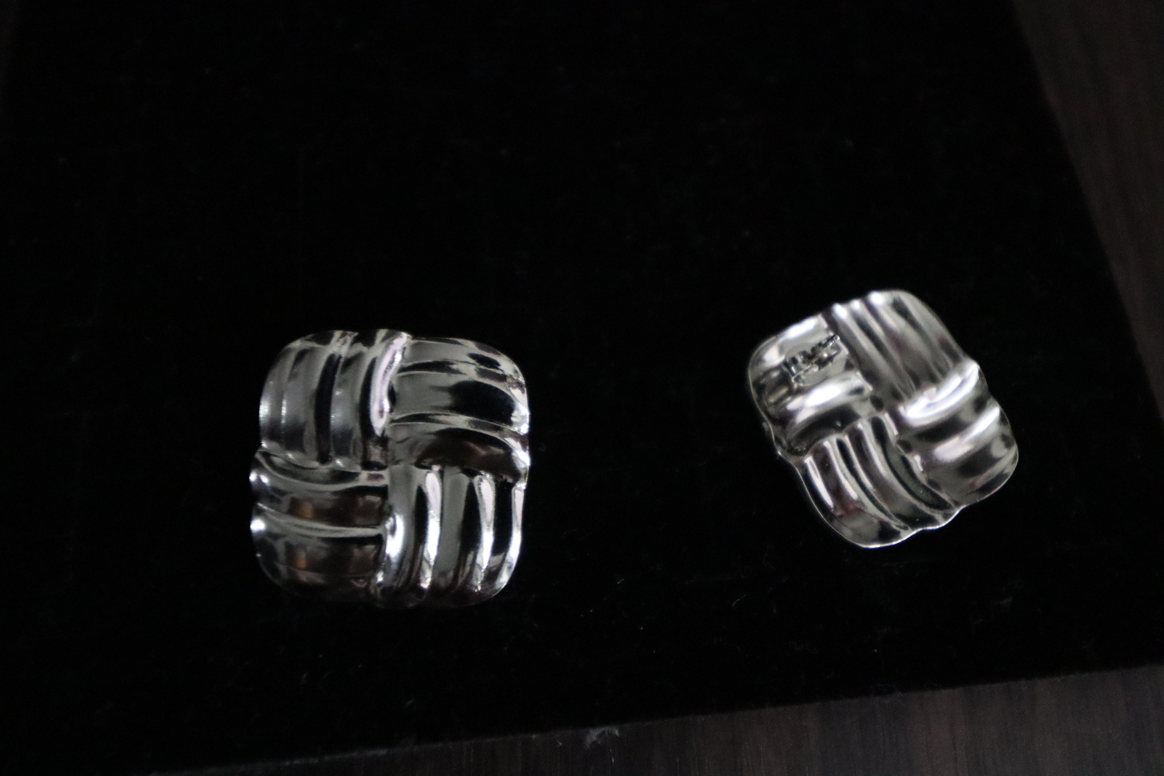Woven Knot Stud Earrings