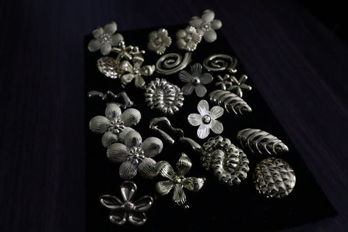 Double Daisy Stud Earrings