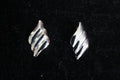 Ribbed Shell Stud Earrings